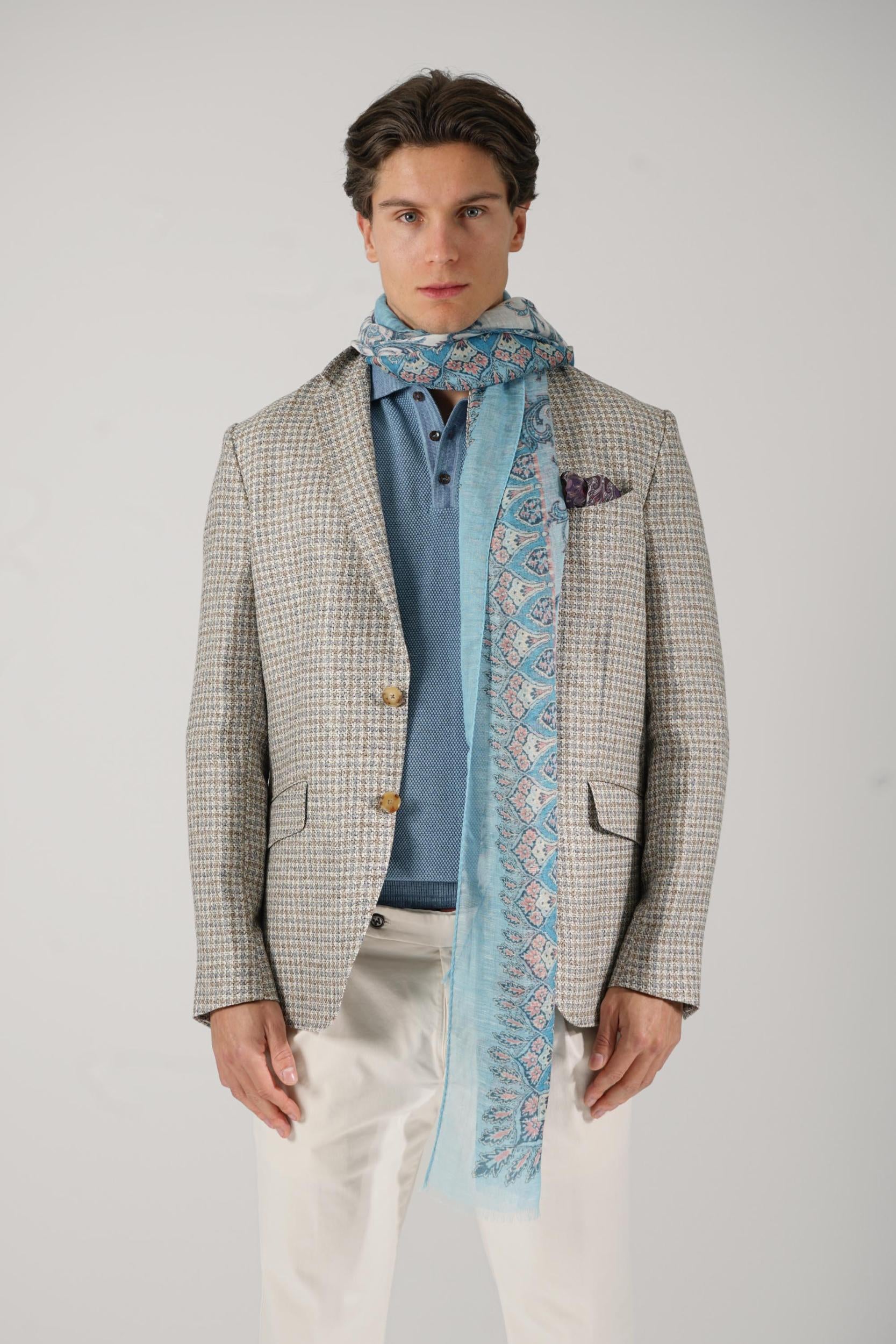Etro Single Breasted Wool Jacket