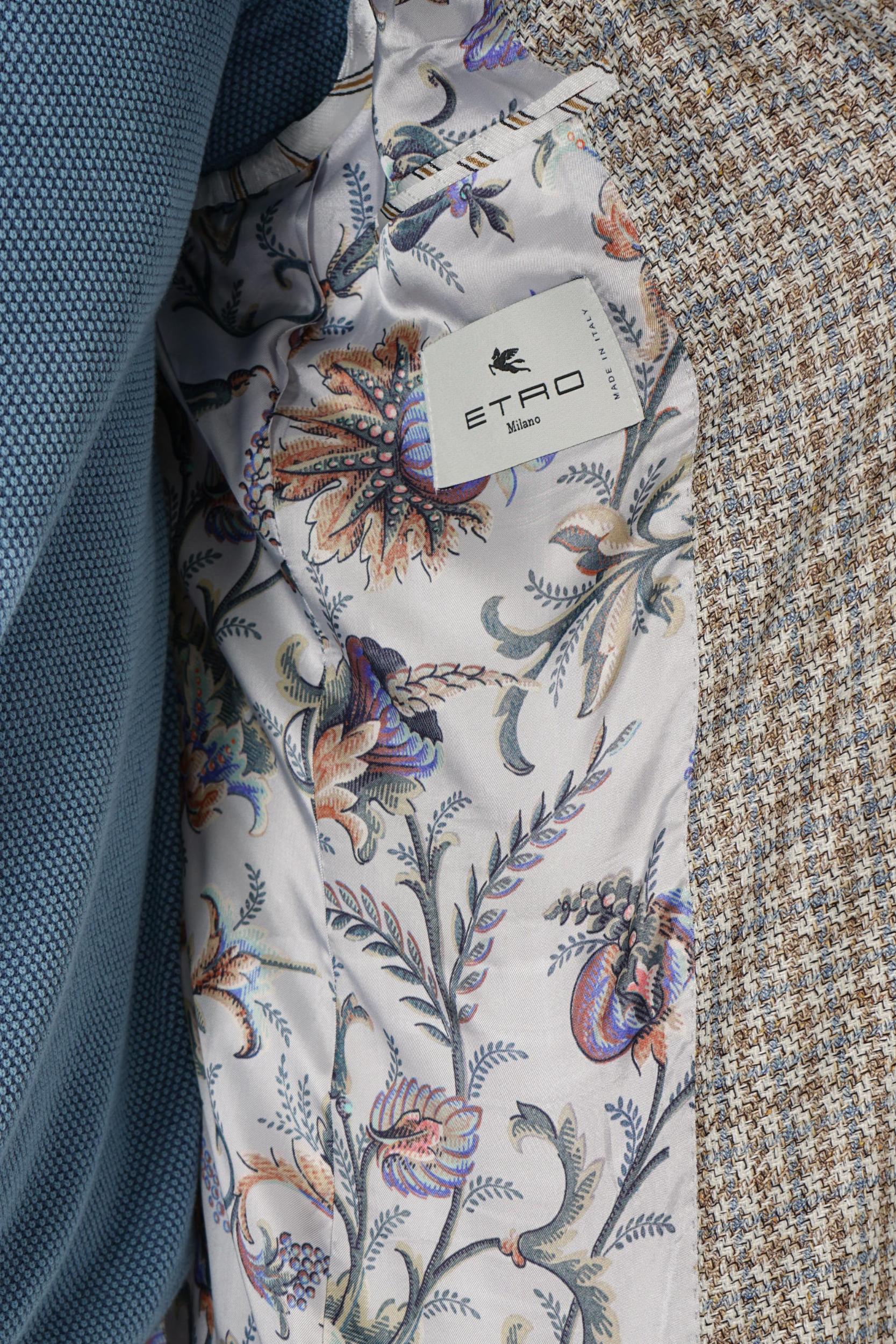 Etro Single Breasted Wool Jacket