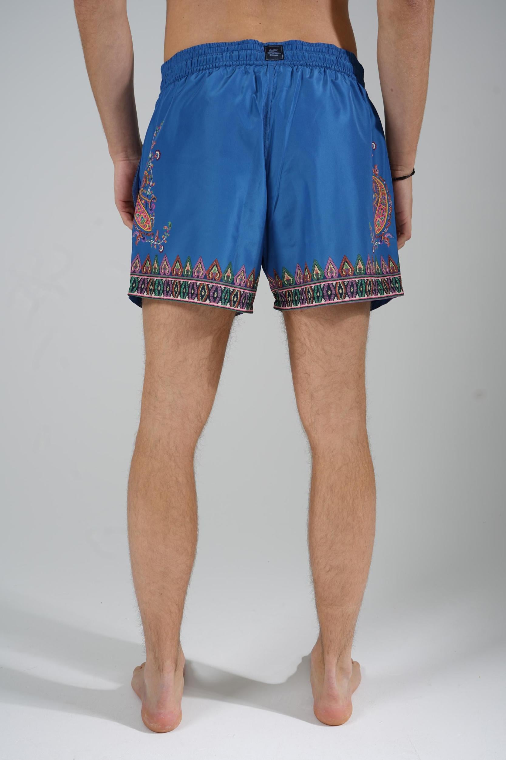 Etro Swimming Shorts Blue