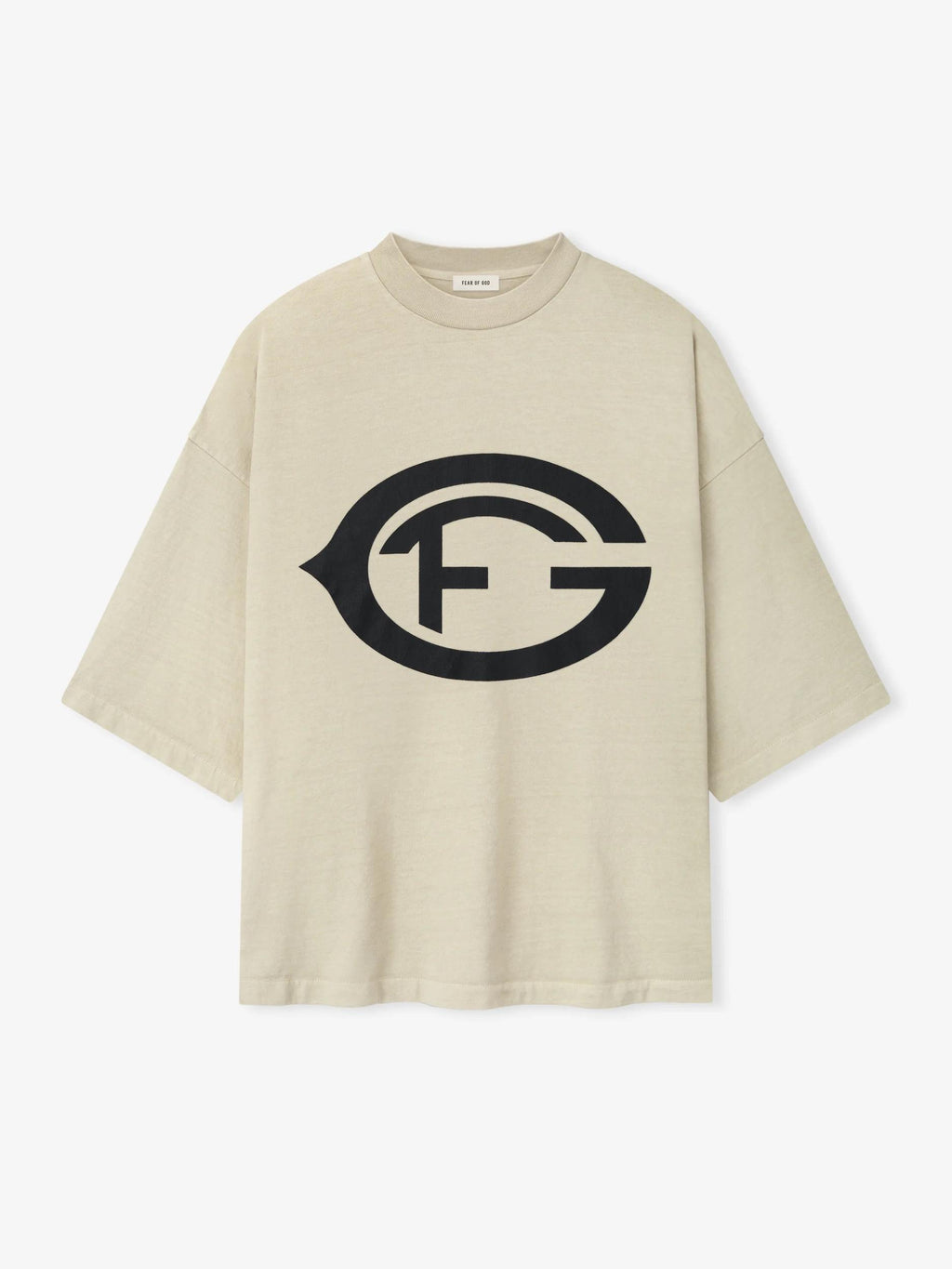 Fear Of God ''Fg, 26&Quot; Tee Dirty Ivory