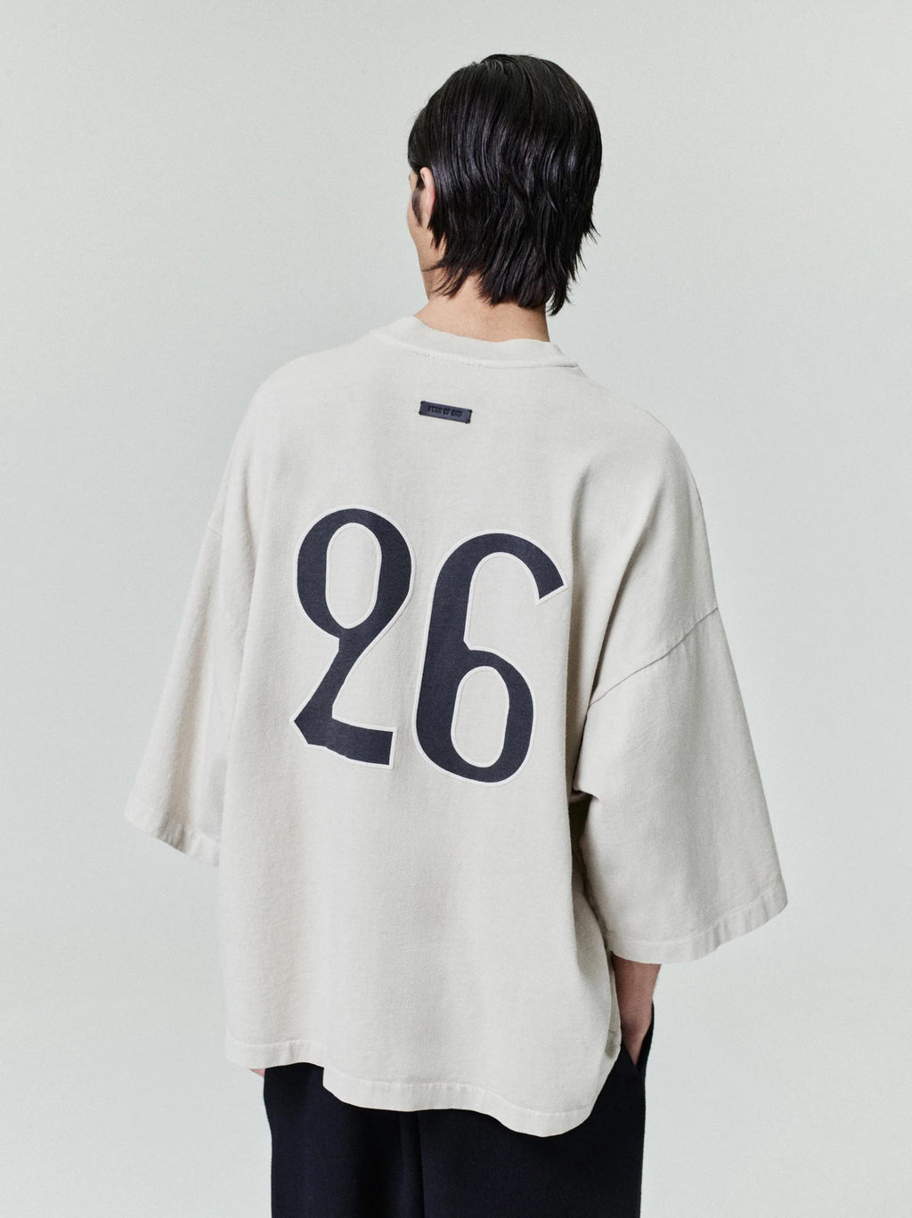 Fear Of God ''Fg, 26&Quot; Tee Dirty Ivory