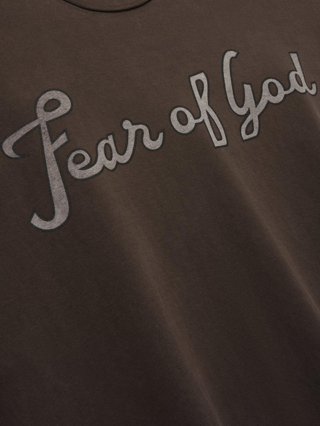 Fear Of God 43 Tee Dark Brown