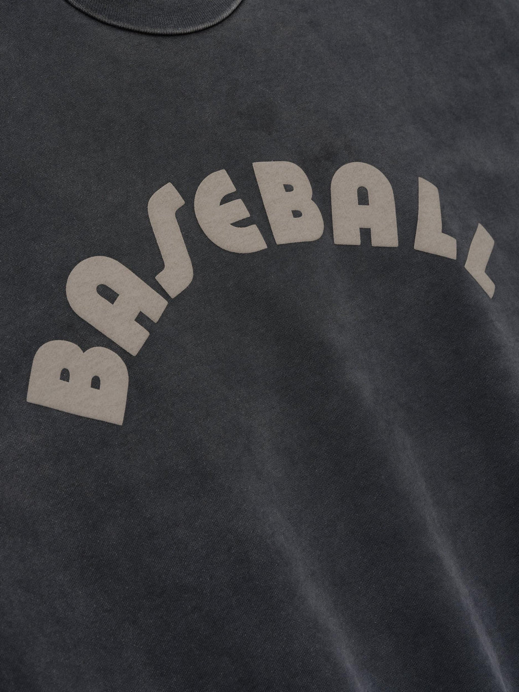 Fear Of God Baseball Classic Fit Half Raglan Sweatshirt Off Black