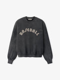 Fear Of God Baseball Classic Fit Half Raglan Sweatshirt Off Black