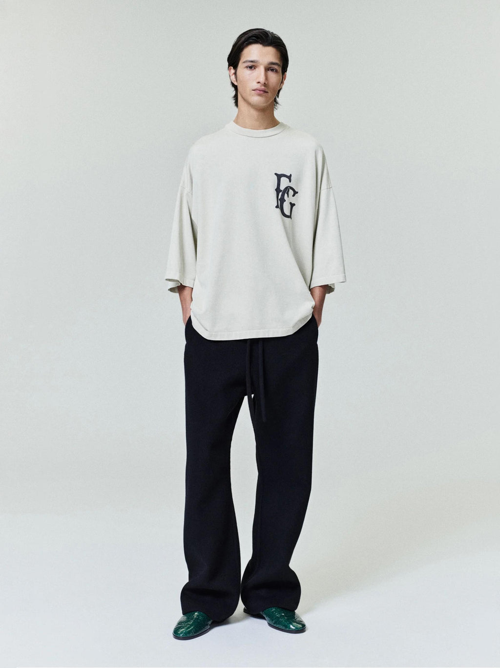 Fear Of God Cotton Rayon 26 Tee Dirty Ivory