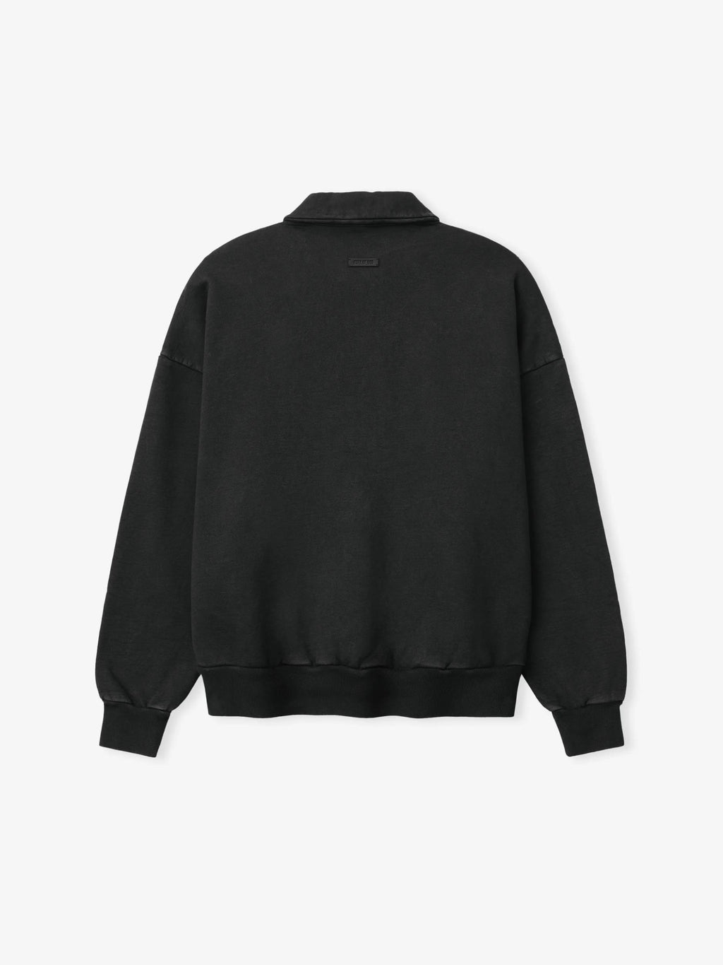 Fear Of God Half Zip Polo Sweatshirt Black
