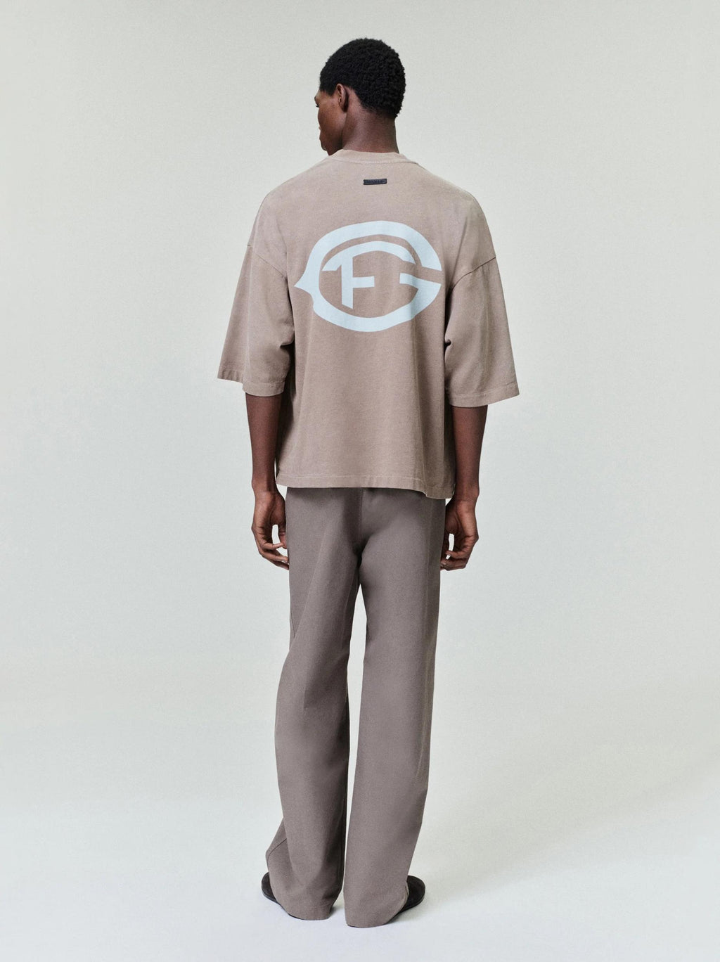 Fear Of God &Quot;F Of G'' Tee Dune Pearl