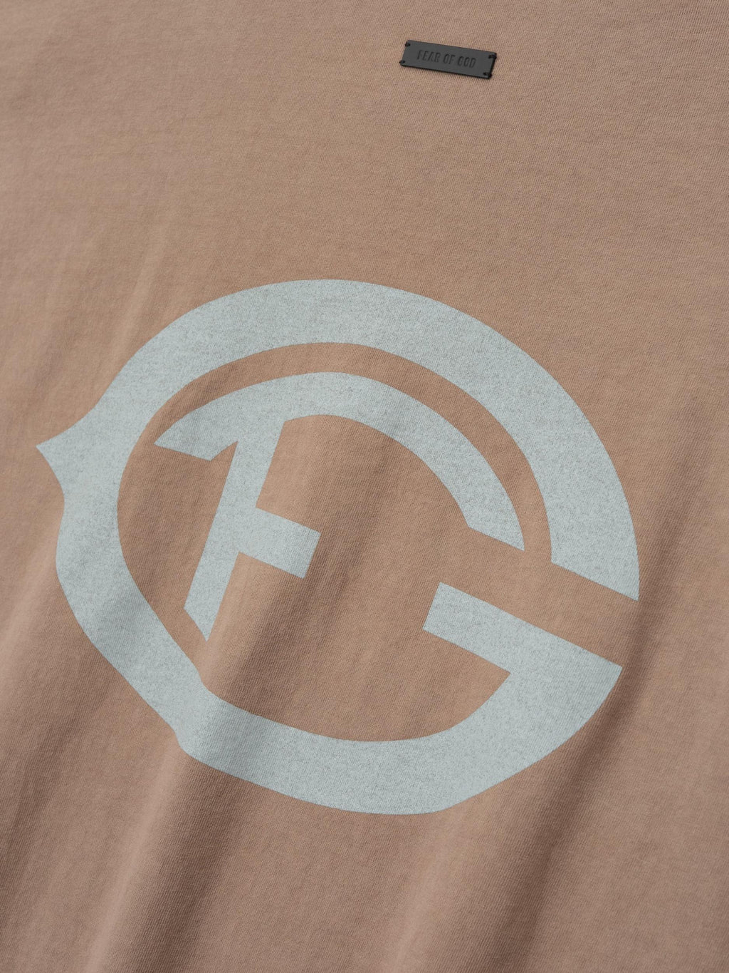 Fear Of God &Quot;F Of G'' Tee Dune Pearl