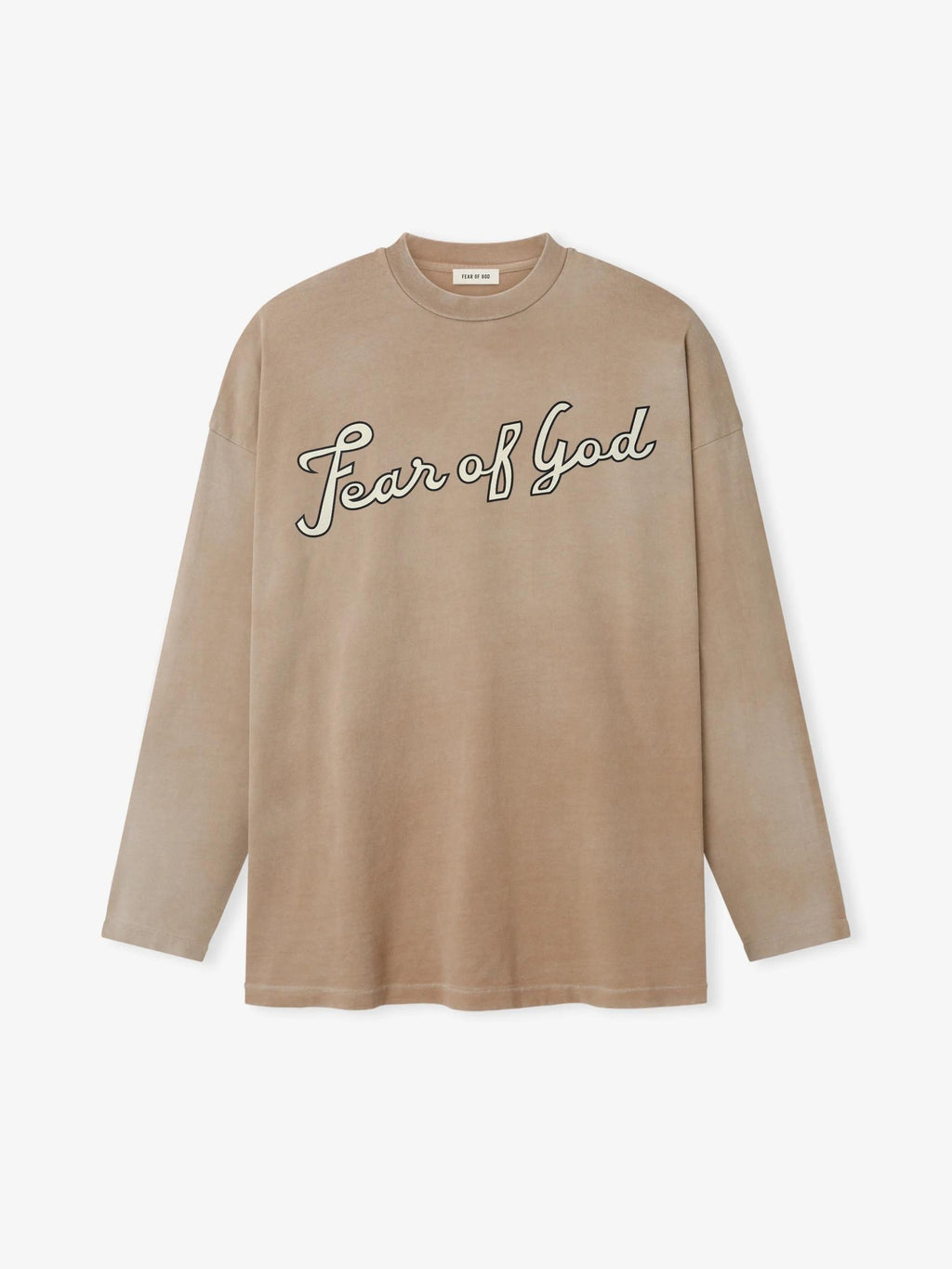 Fear Of God &Quot;Fg 9&Quot; Longsleeve Tee Dune Pearl