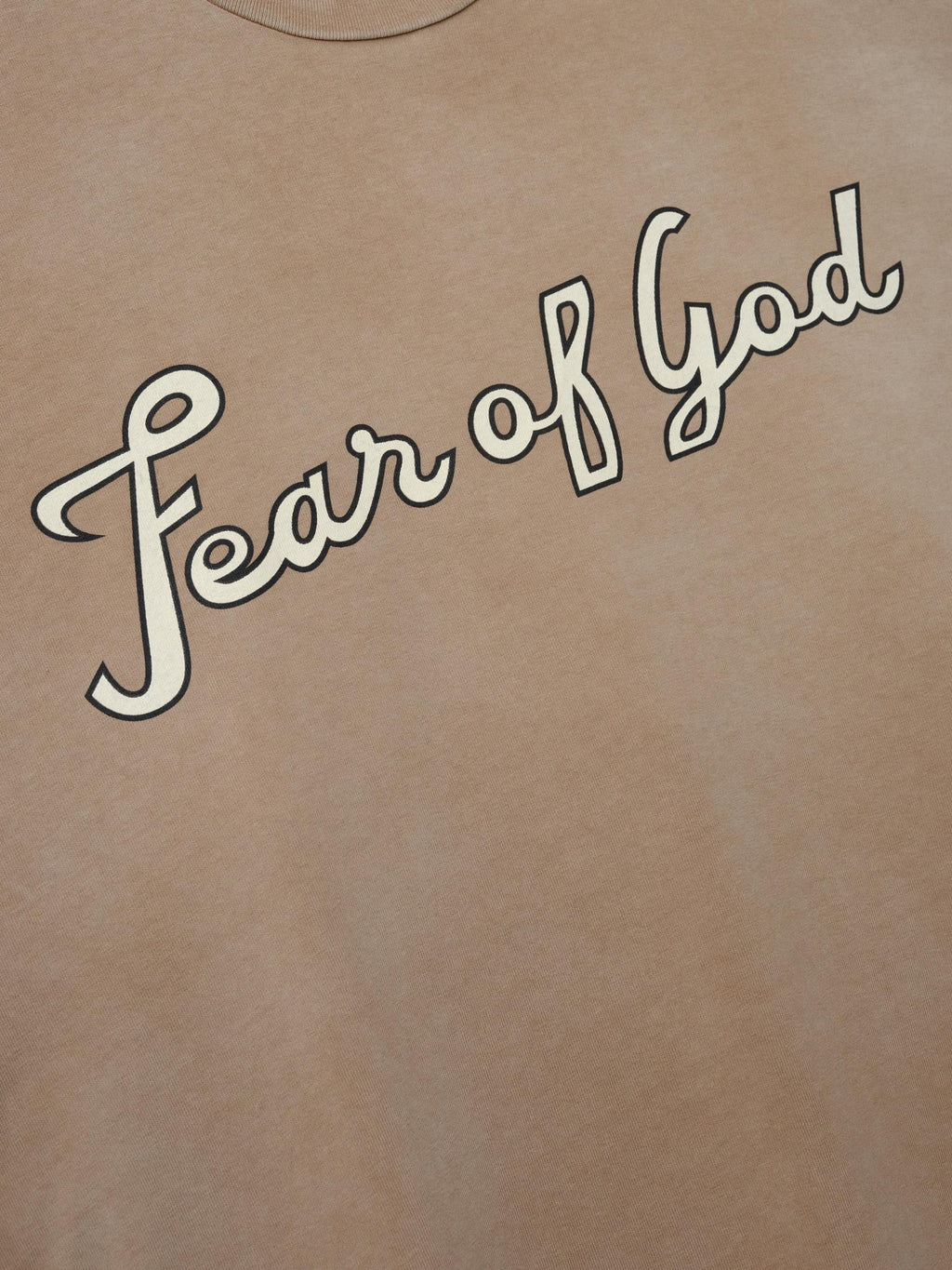 Fear Of God &Quot;Fg 9&Quot; Longsleeve Tee Dune Pearl