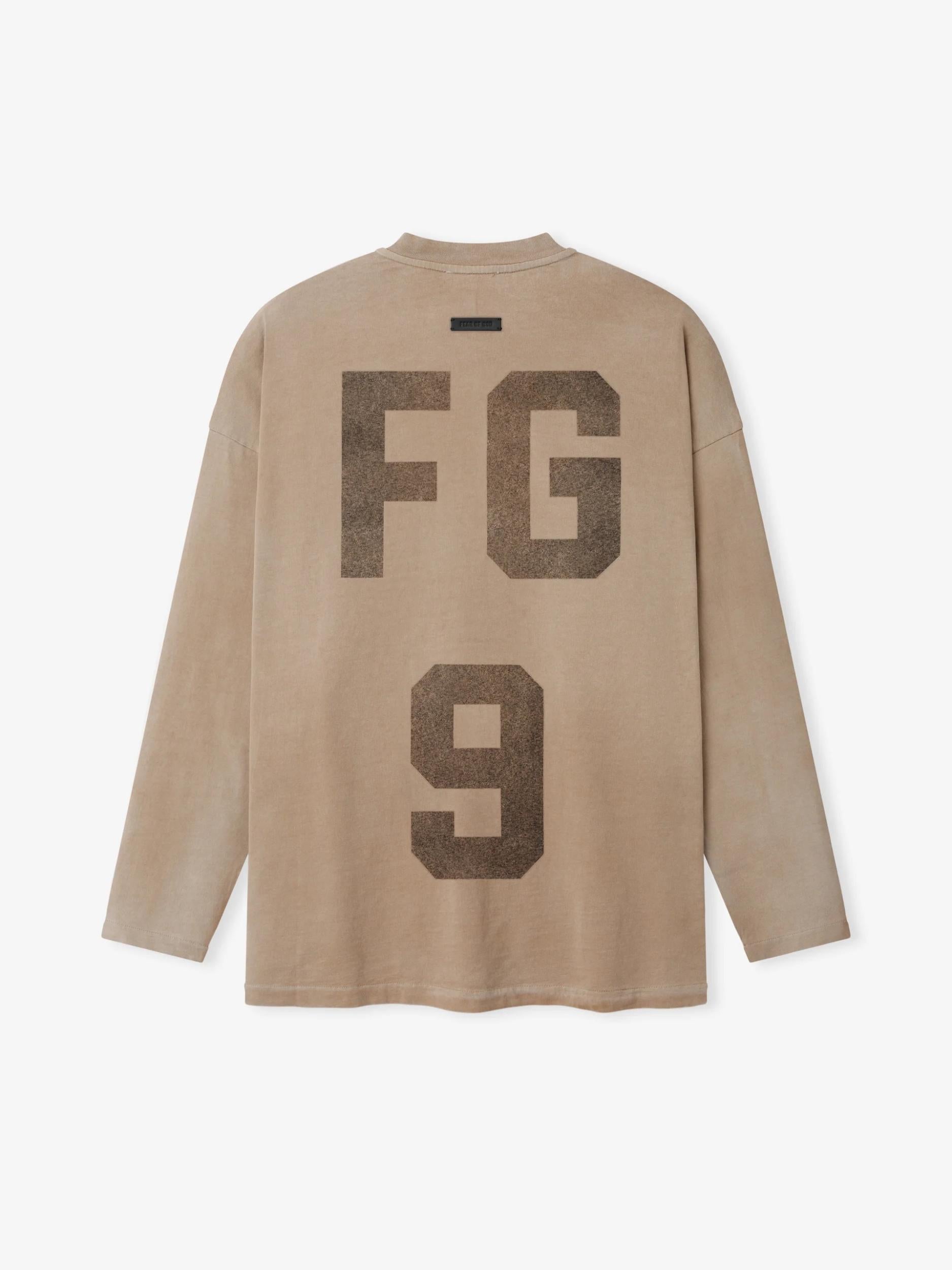 Fear Of God &Quot;Fg 9&Quot; Longsleeve Tee Dune Pearl