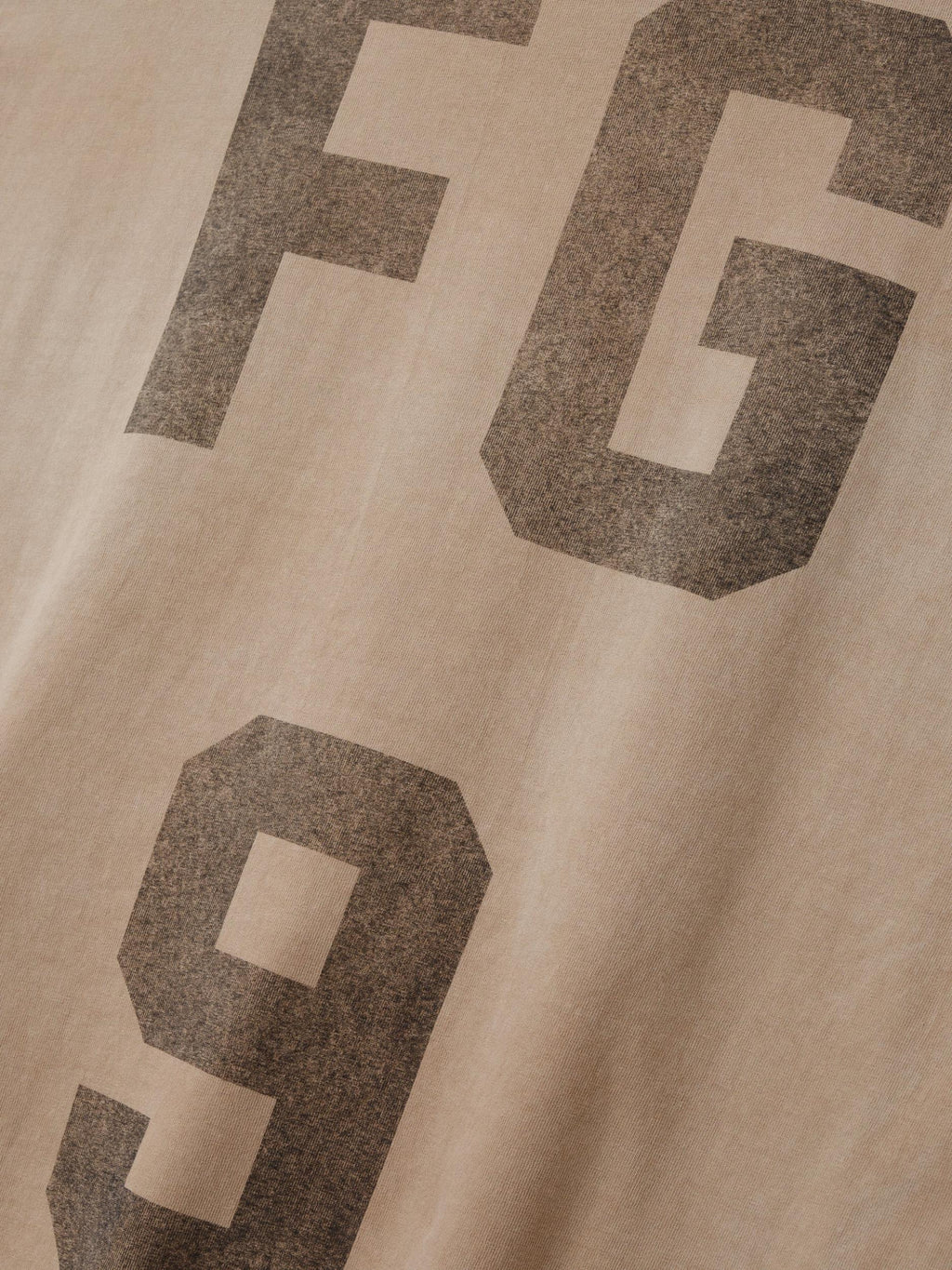 Fear Of God &Quot;Fg 9&Quot; Longsleeve Tee Dune Pearl