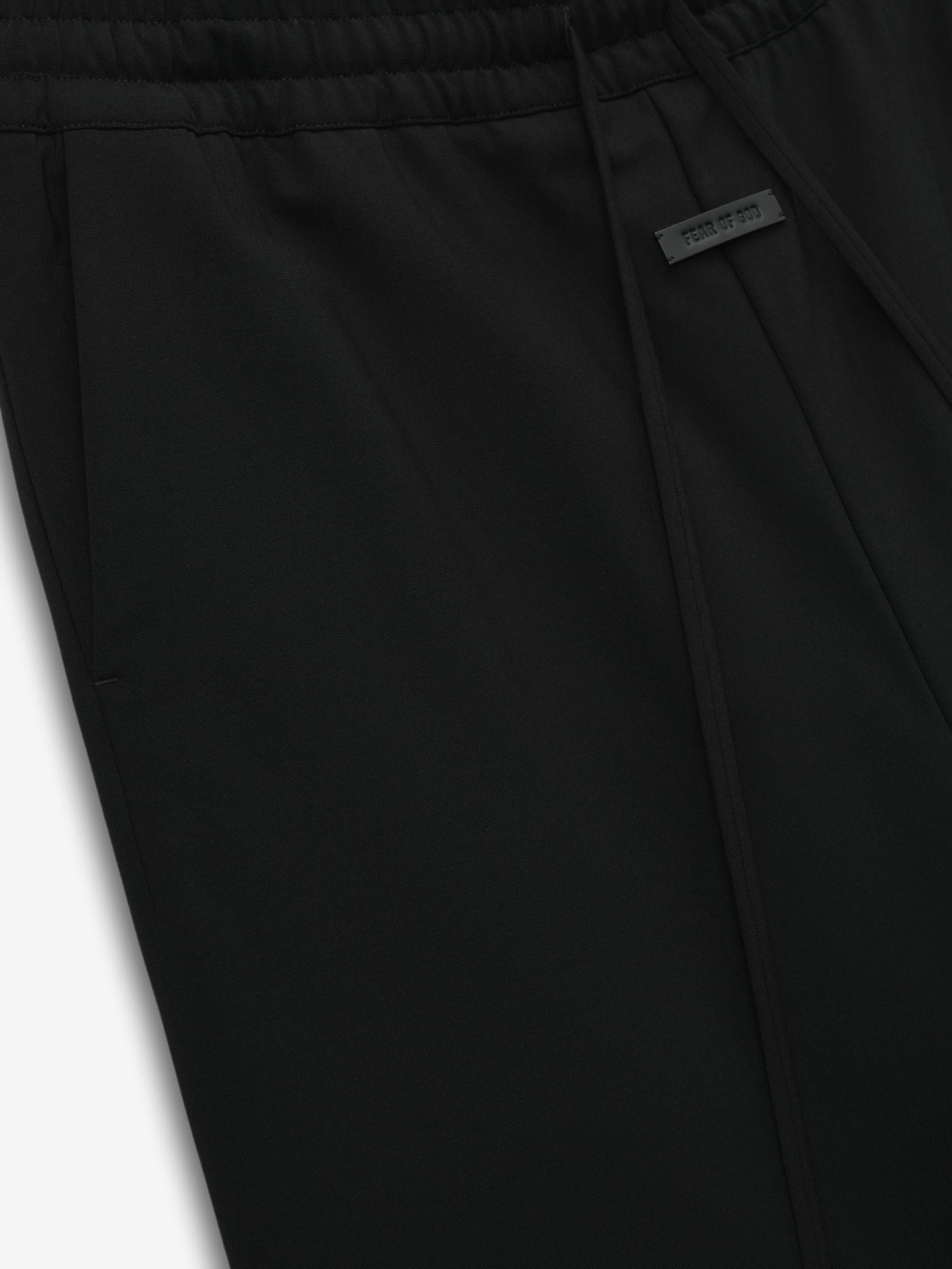 Fear Of God Wide Leg Drawstring Pants Black
