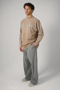 Fear Of God Wide Leg Linen Drawstring Pants Metallic Grey