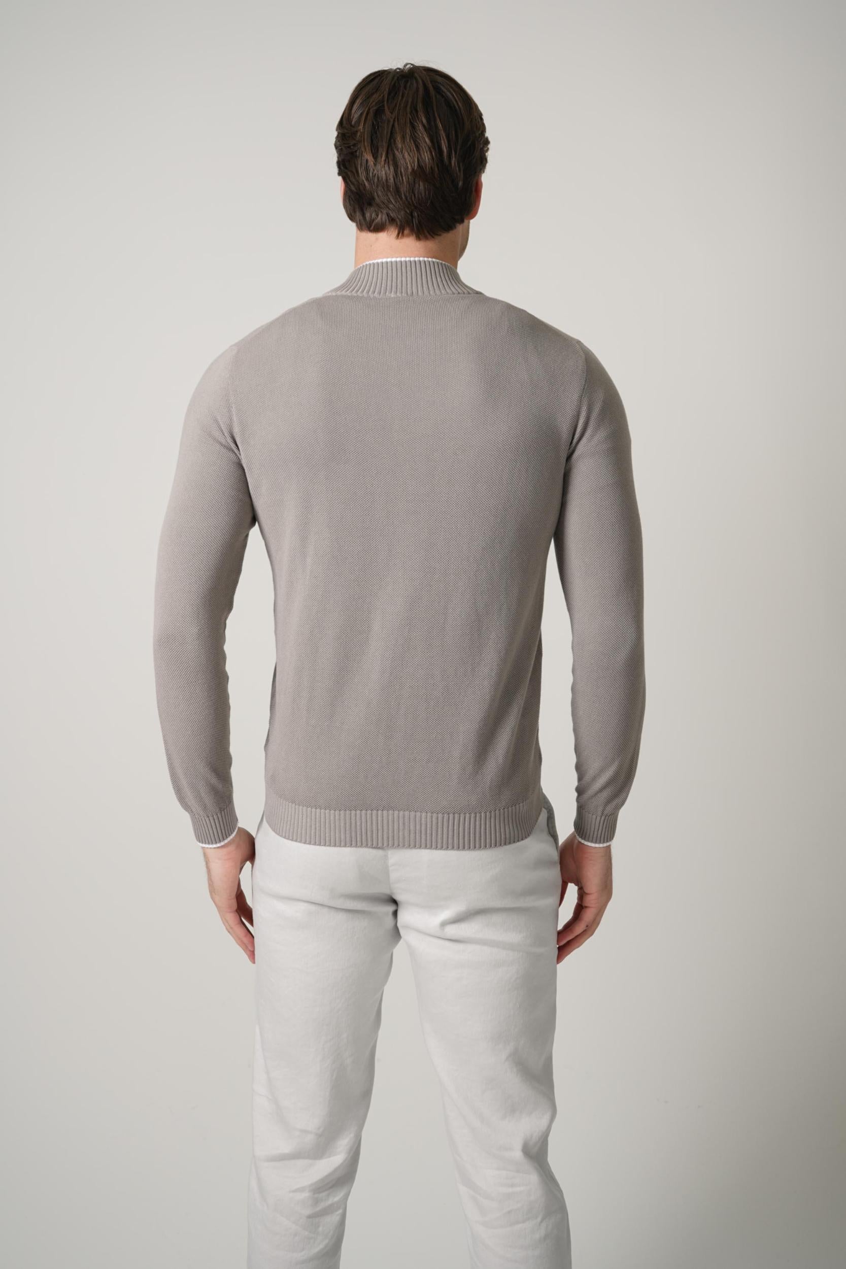 Fedeli Bahamas Full Zipper Grey