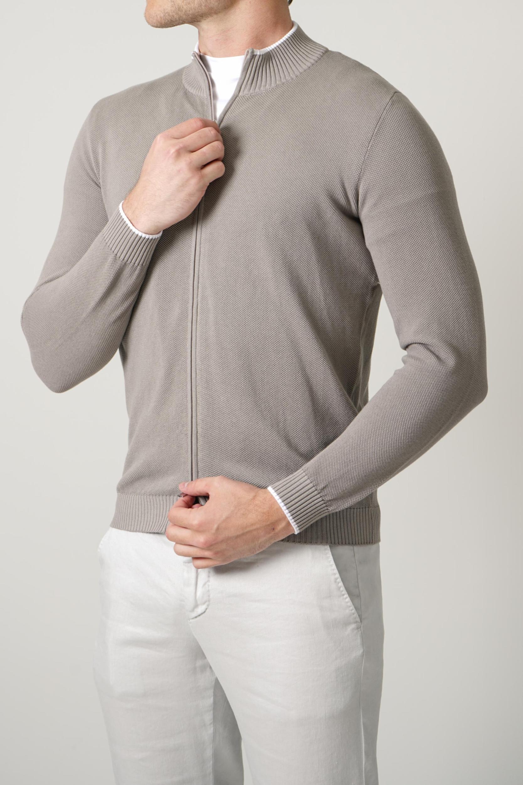 Fedeli Bahamas Full Zipper Grey