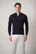 Fedeli Bahamas Full Zipper Navy