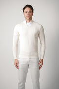 Fedeli Dennis Bahamas V Neck Knit Beige