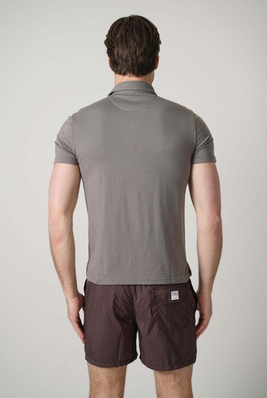 Fedeli Flex Jersey Polo Dust