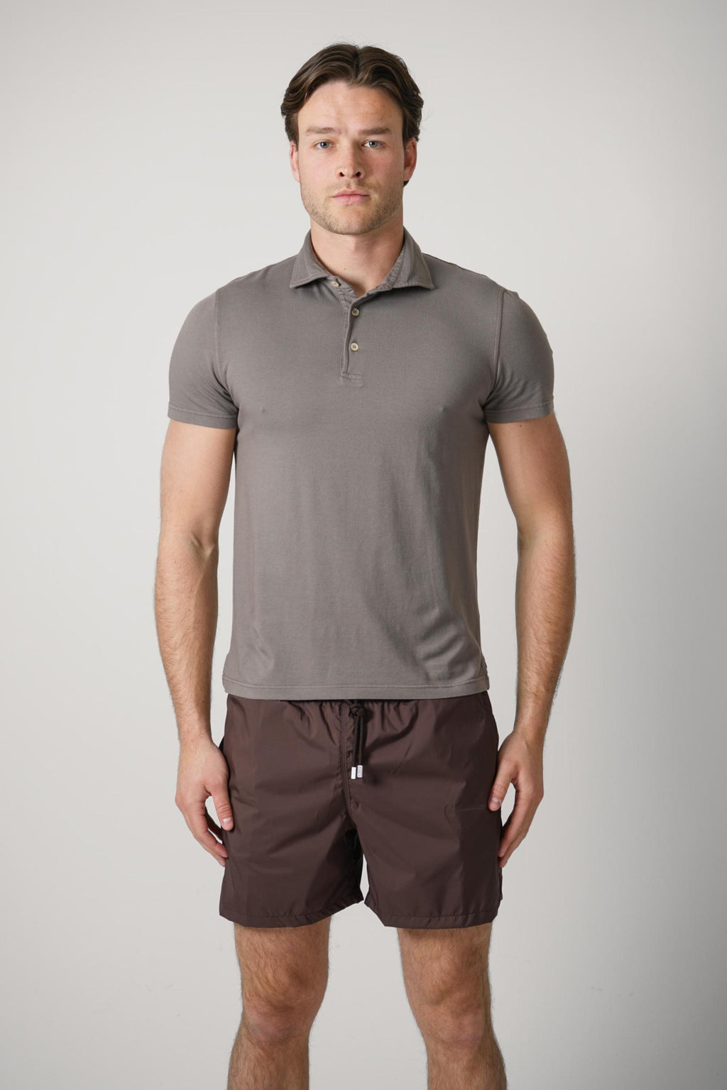 Fedeli Flex Jersey Polo Dust