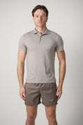 Fedeli Flex Jersey Polo Grey