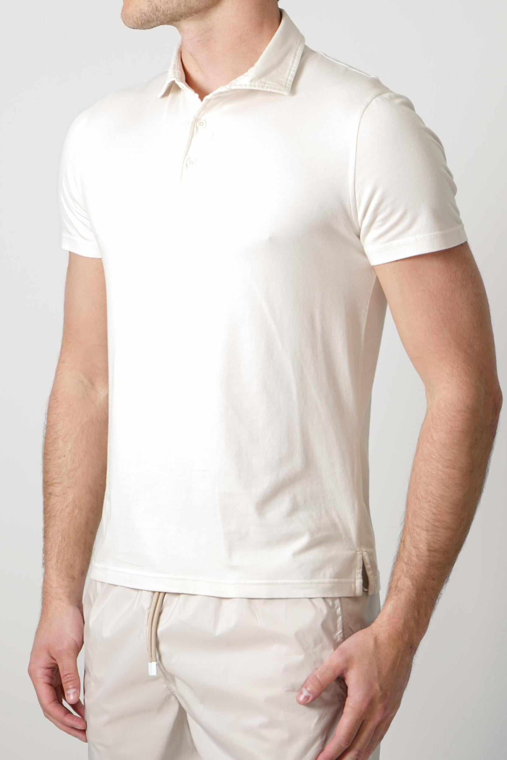 Fedeli Flex Jersey Polo Linen