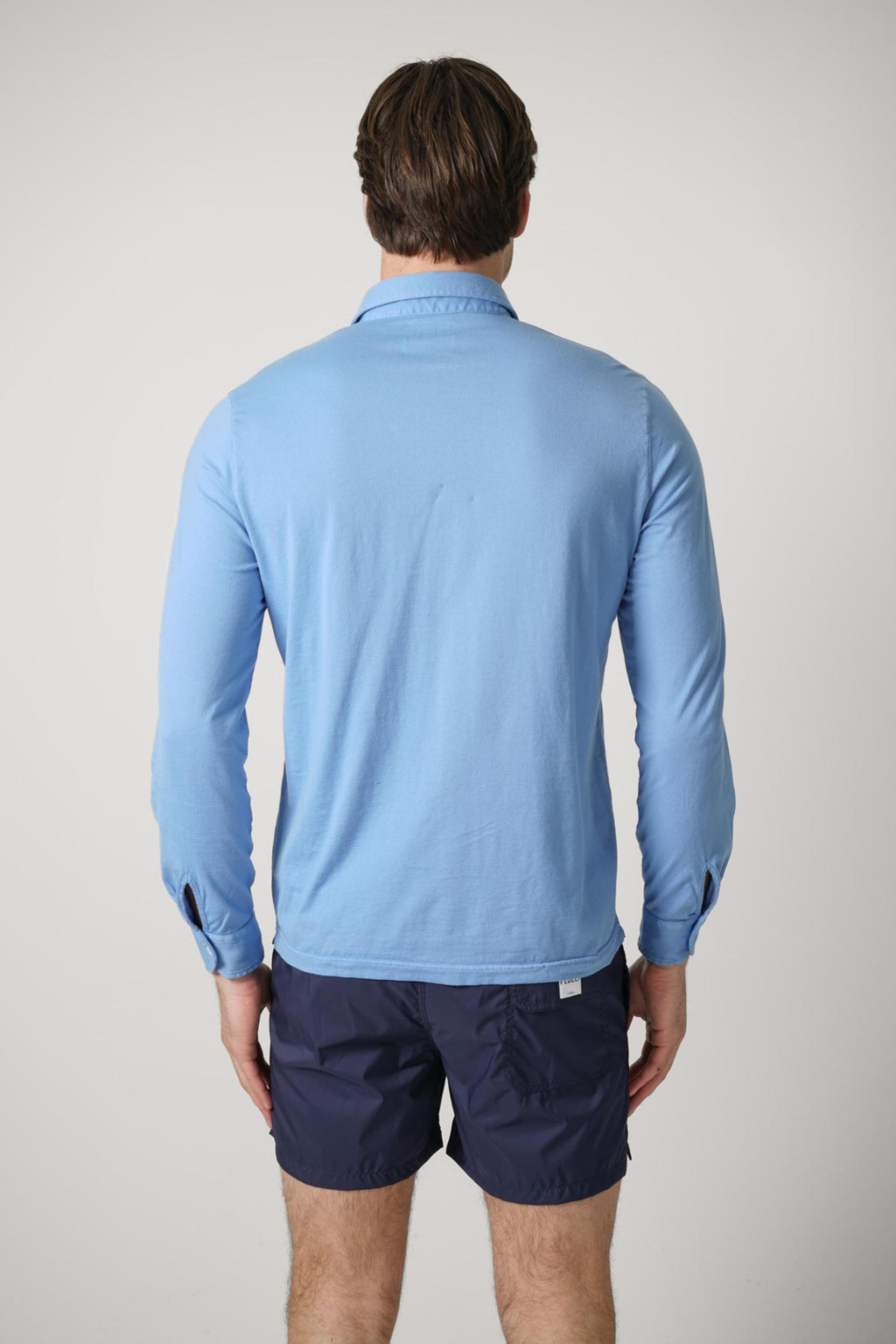 Fedeli Giza Jersey Shirt Light Blue