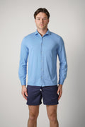 Fedeli Giza Jersey Shirt Light Blue
