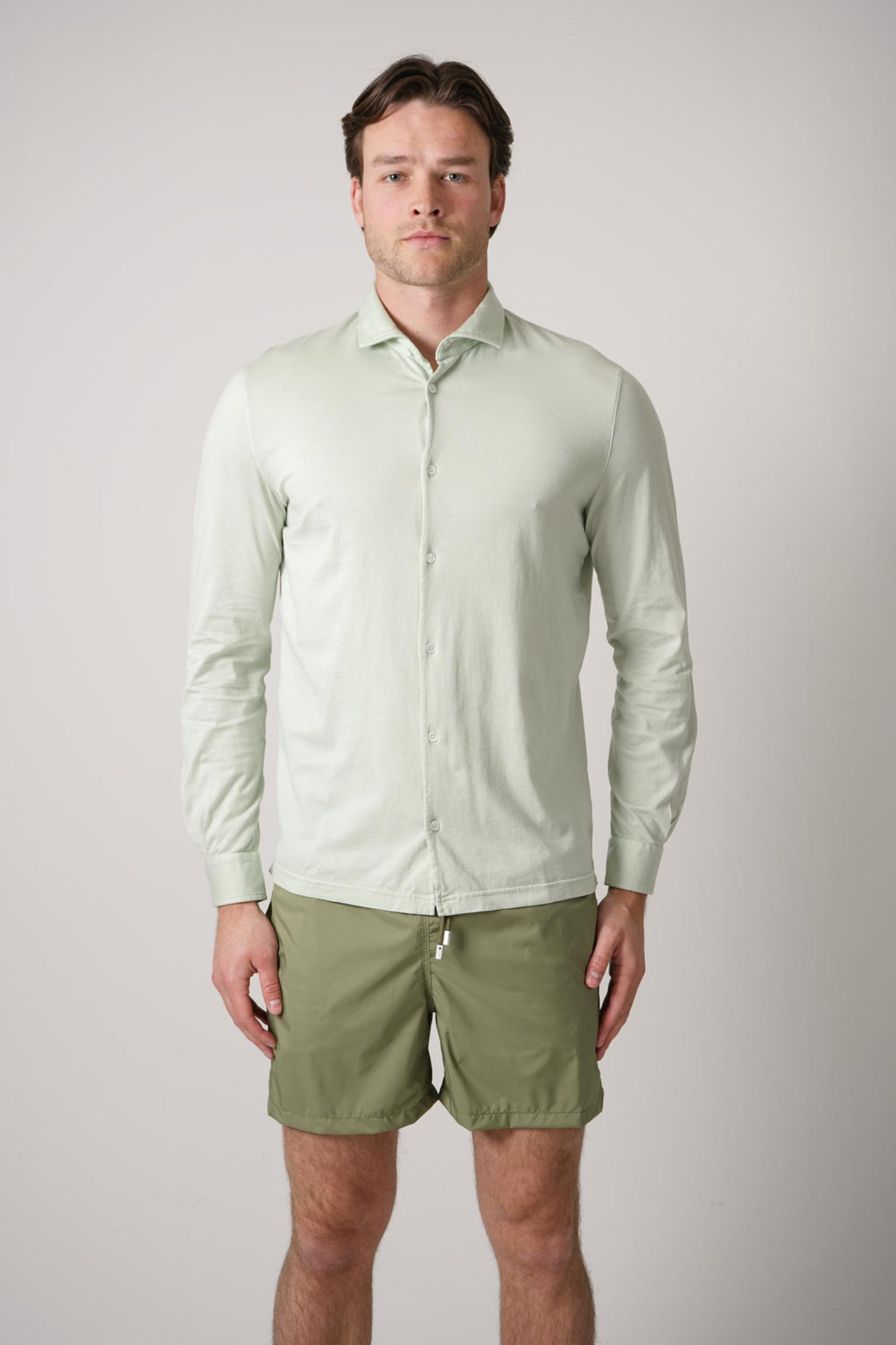 Fedeli Giza Jersey Shirt Mint Green