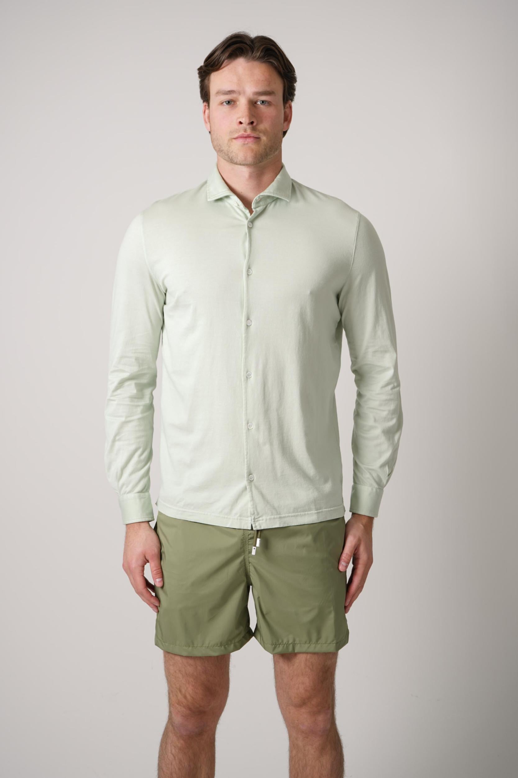 Fedeli Giza Jersey Shirt Mint Green