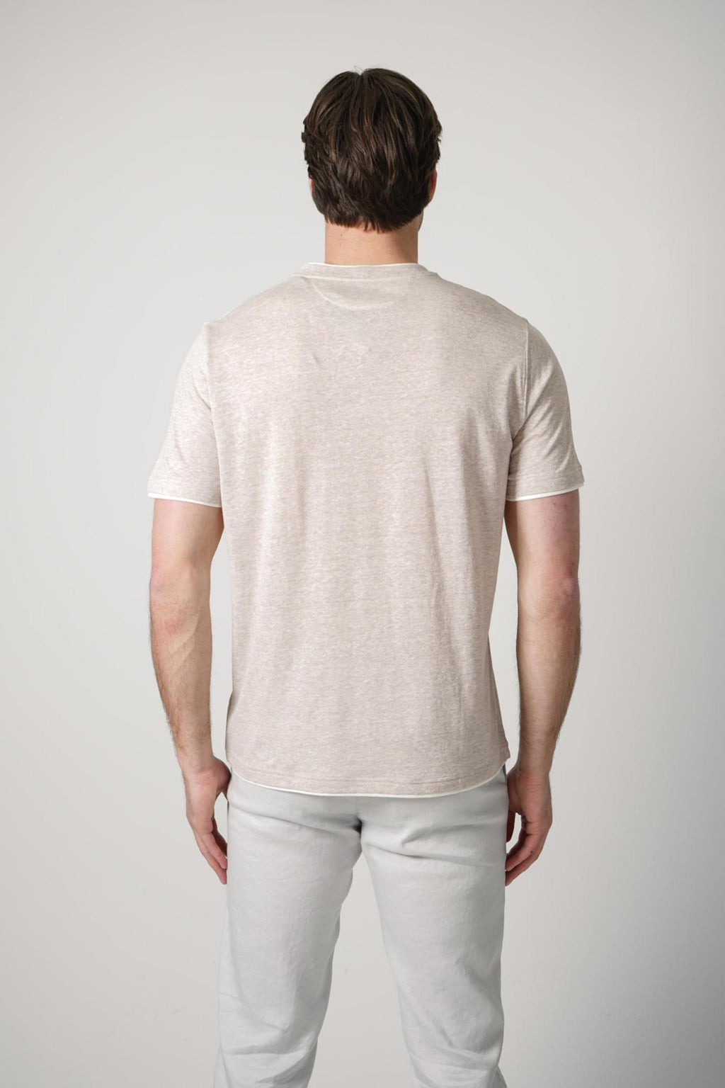 Fedeli Linen Duo T-Shirt Linen