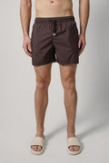 Fedeli Madeira Swimming Shorts Dark Choco