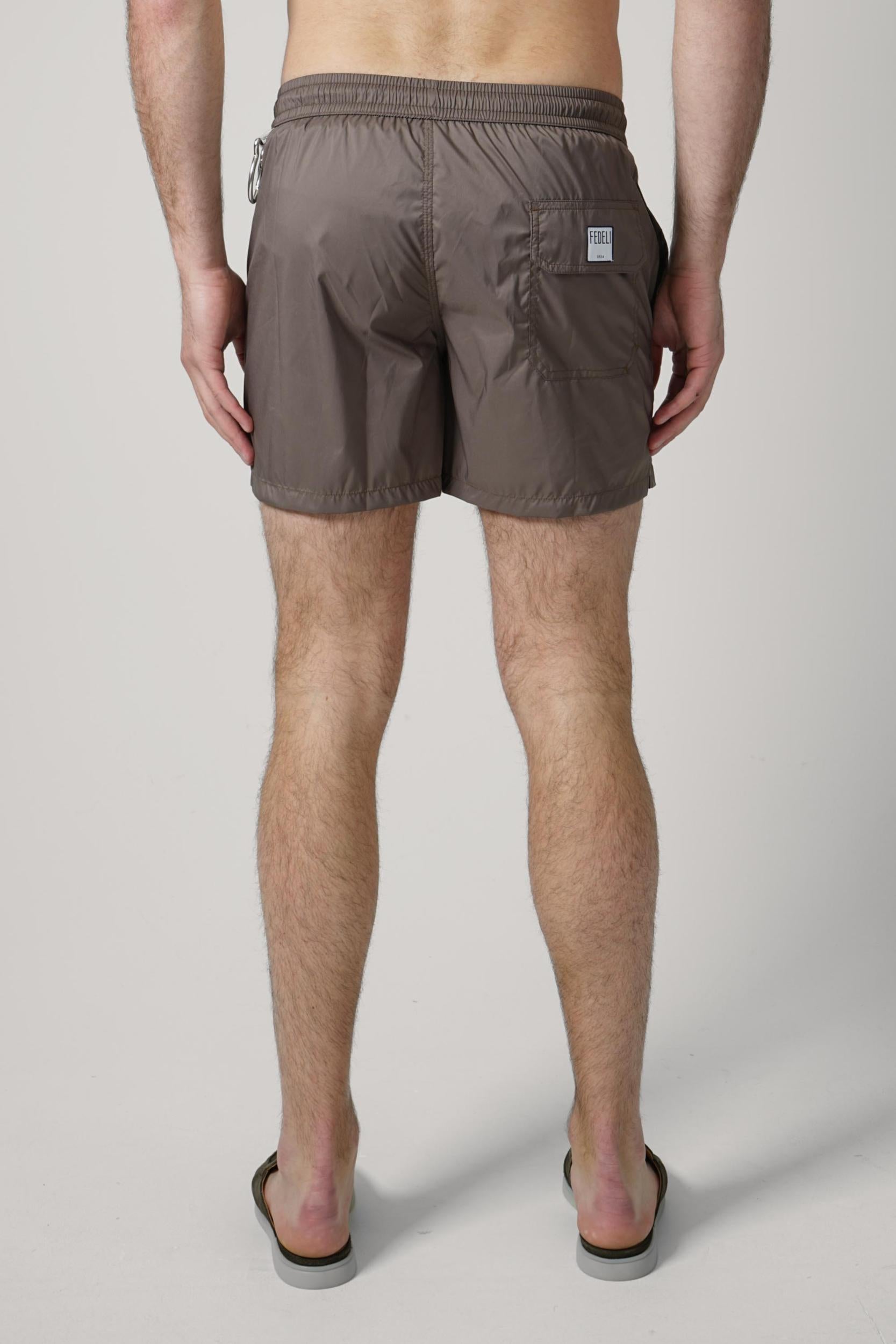 Fedeli Madeira Swimming Shorts Dark Grey