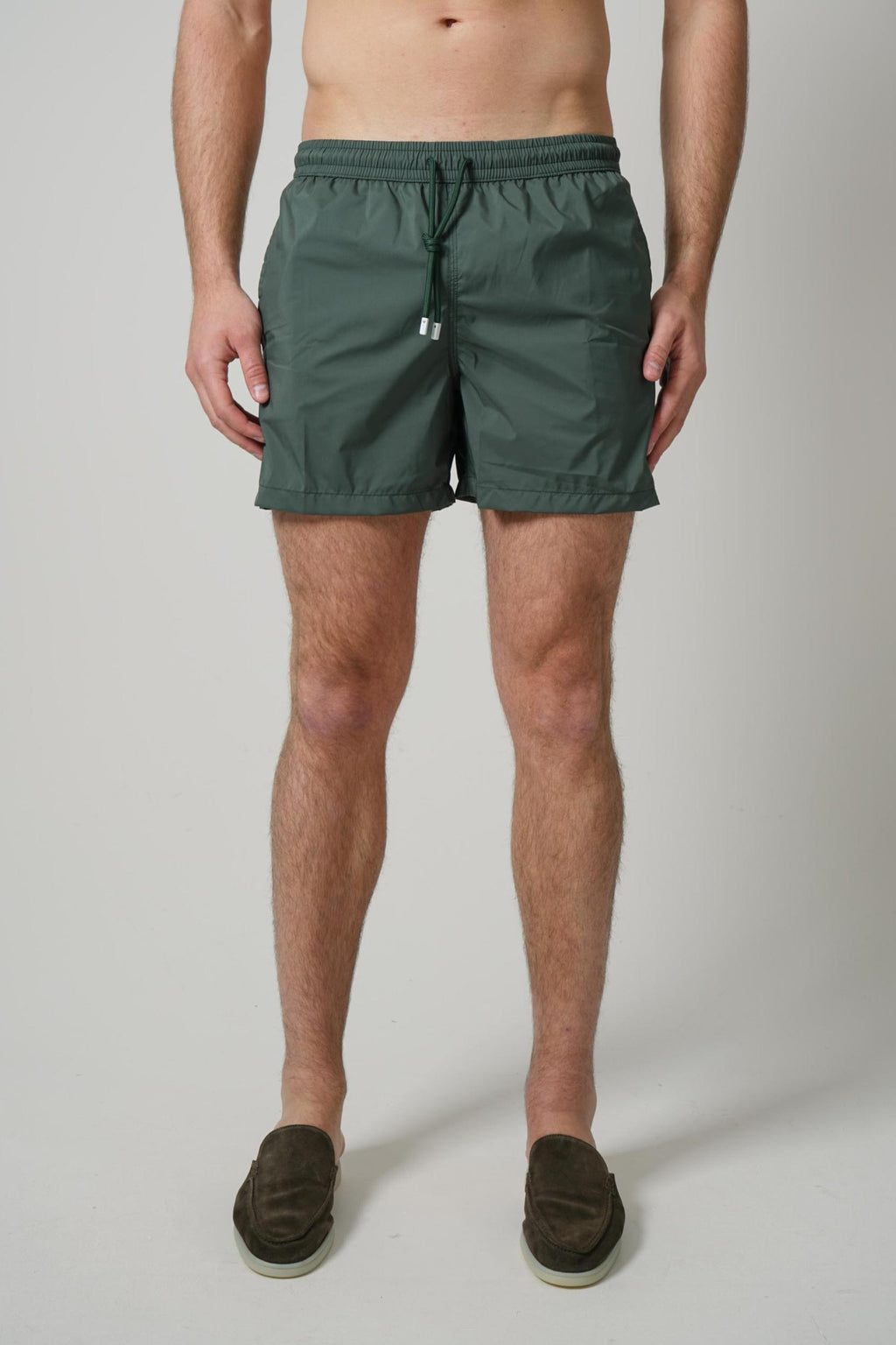 Fedeli Madeira Swimming Shorts Dark Olive