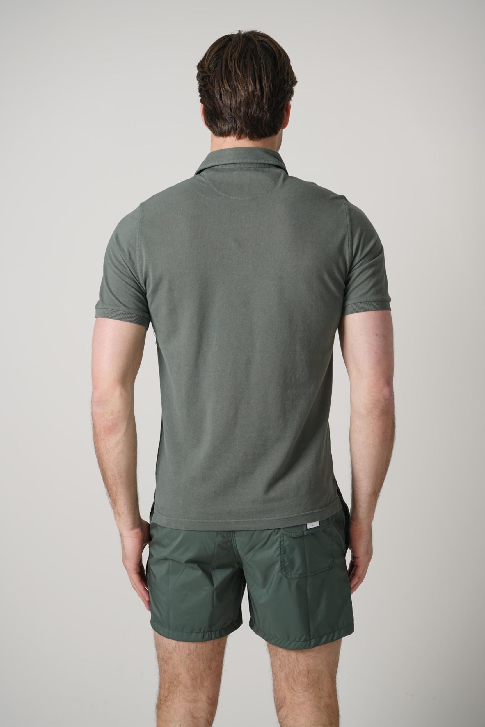Fedeli North Piquet Polo Army Green
