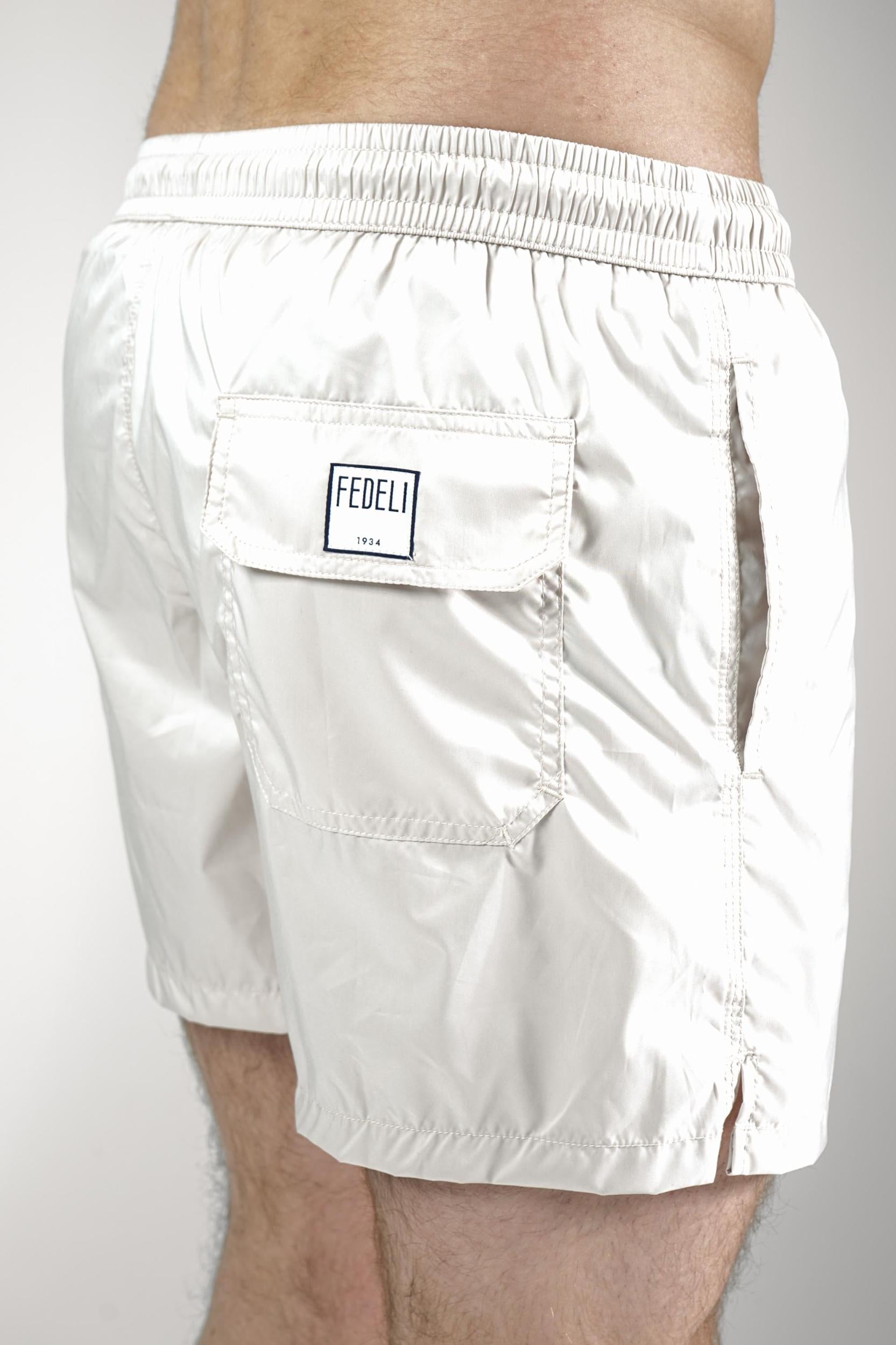 Fedeli  Swimming Shorts Linen Beige