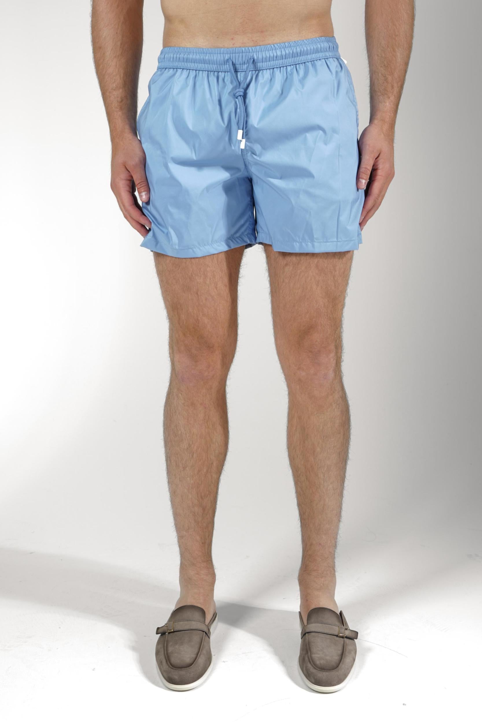 Fedeli Swimming Shorts Sky Blue