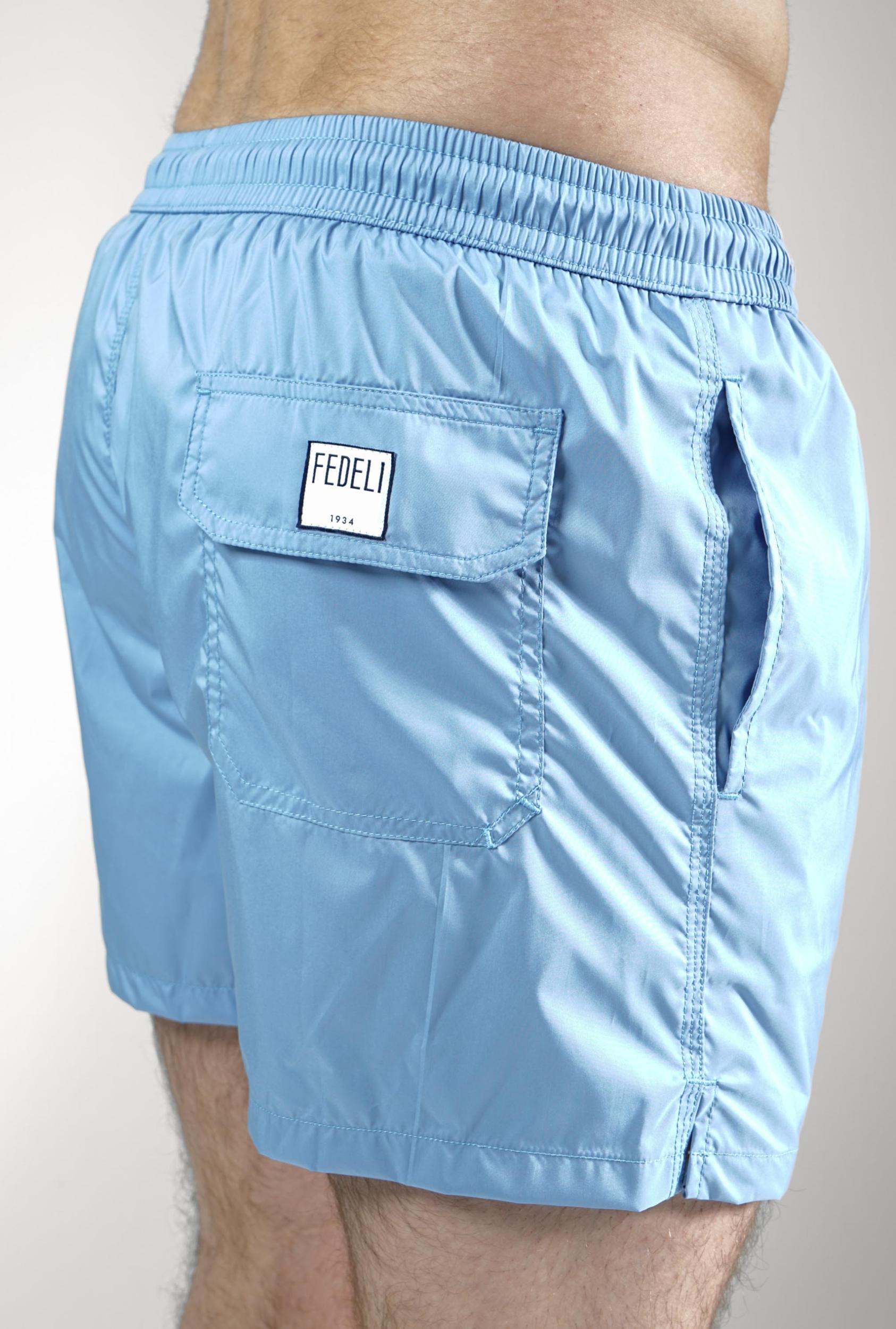 Fedeli Swimming Shorts Sky Blue