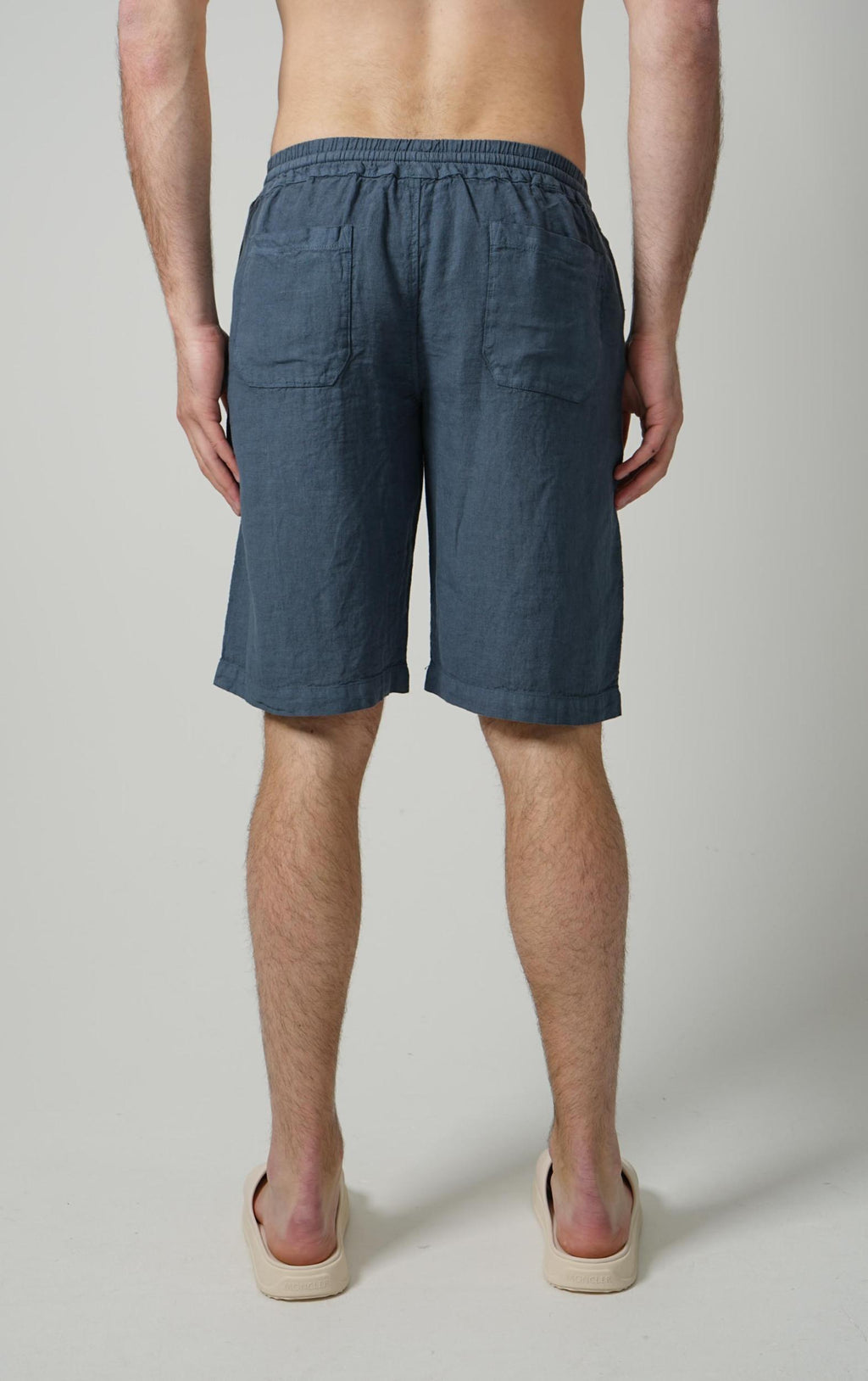 Fedeli Vico Linen Short Blue