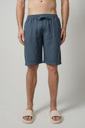 Fedeli Vico Linen Short Blue