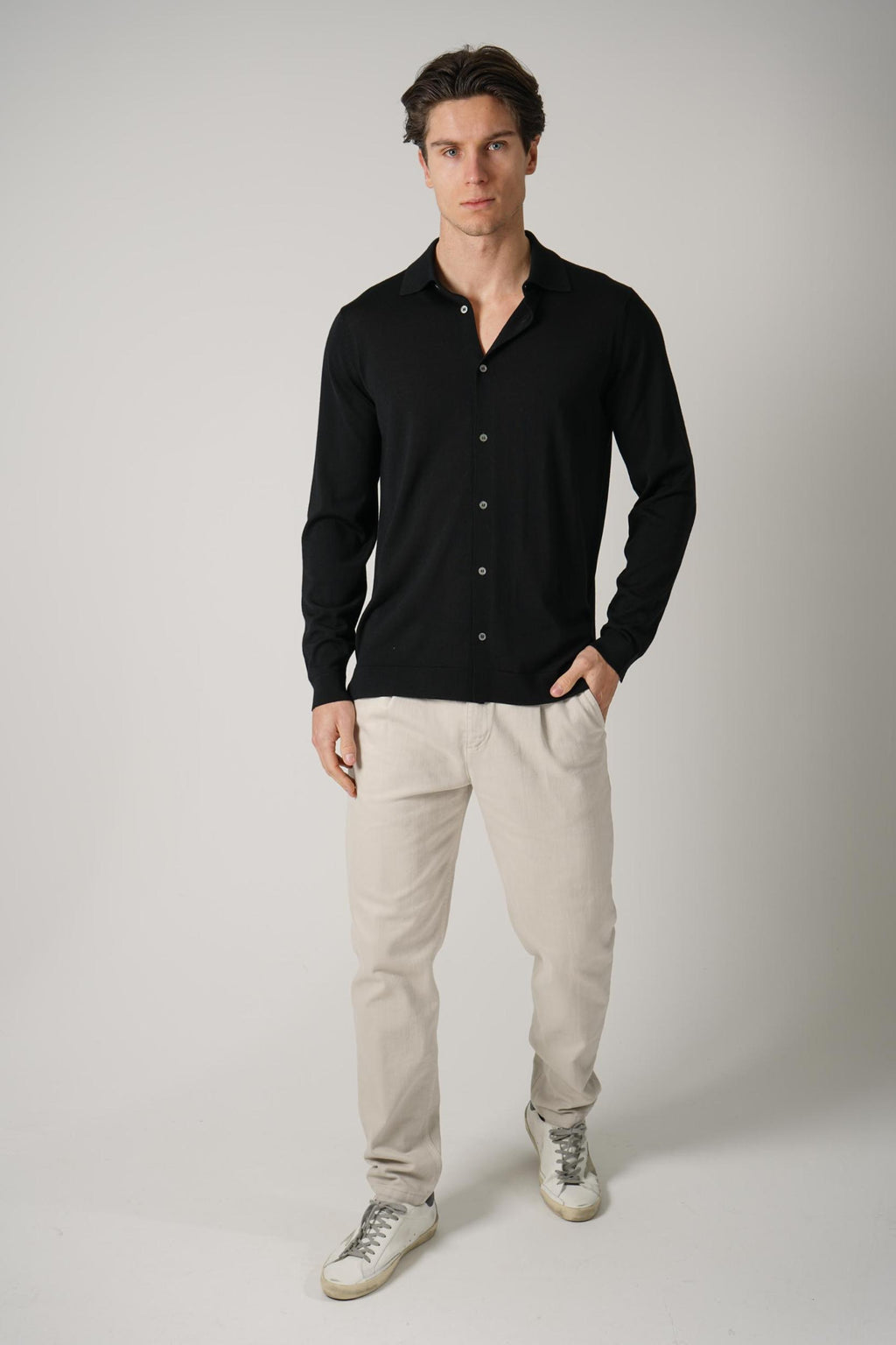 Filippo De Laurentiis Buttoned Shirt Black