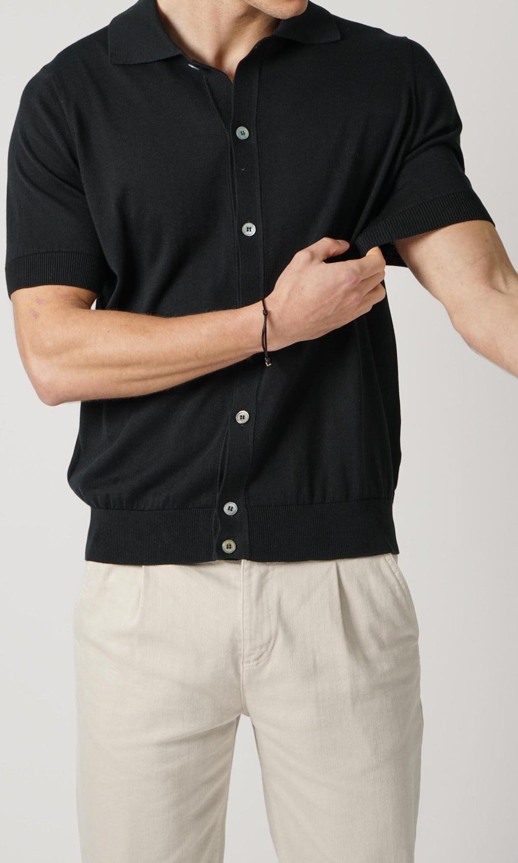 Filippo De Laurentiis Buttoned Shirt Black