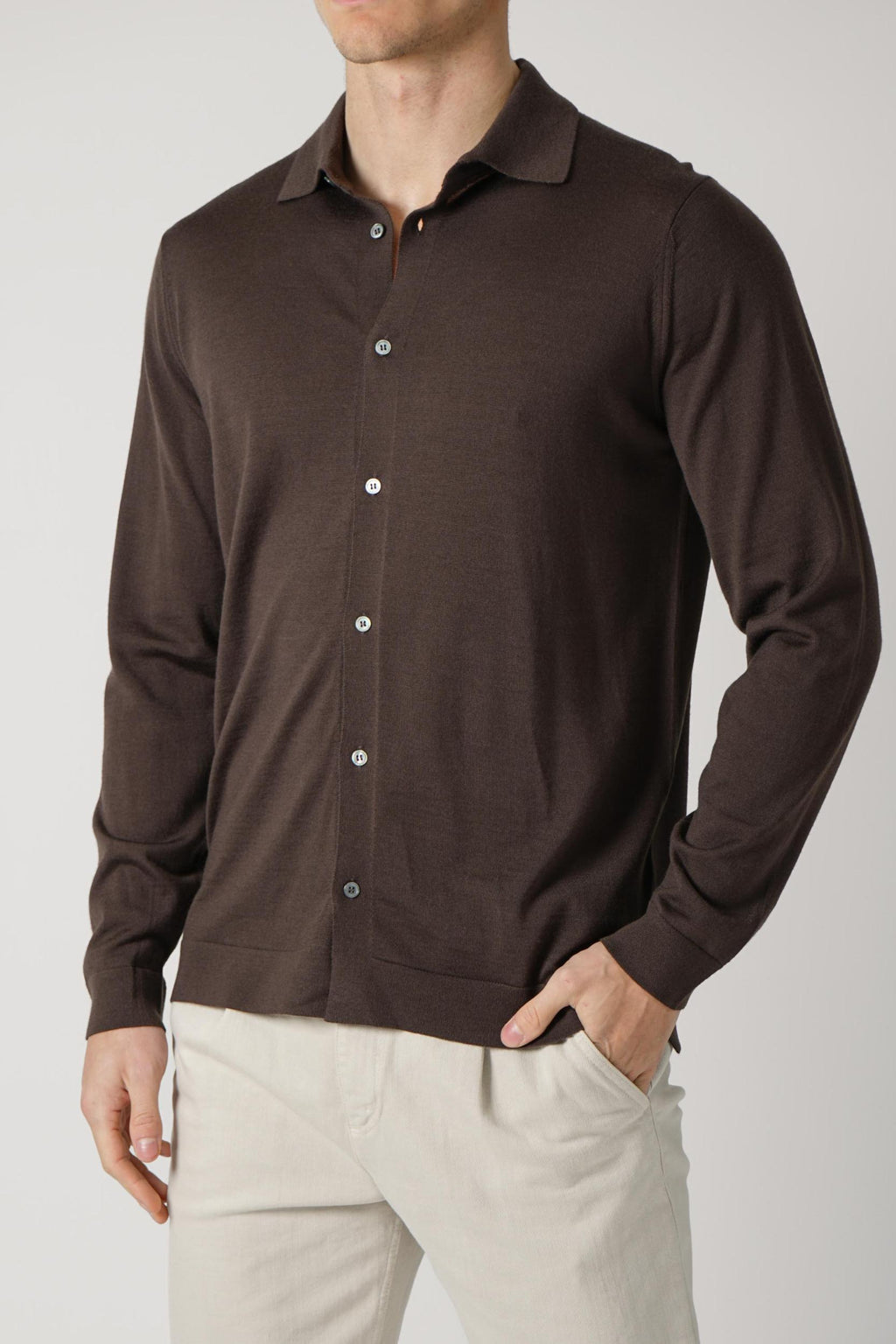 Filippo De Laurentiis Buttoned Shirt Brown