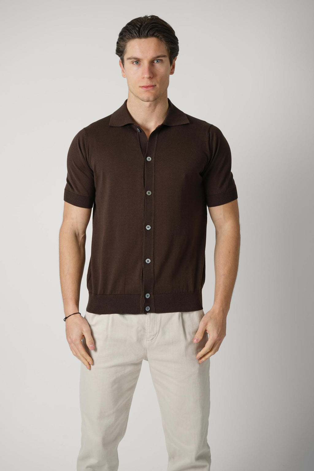 Filippo De Laurentiis Buttoned Shirt Brown