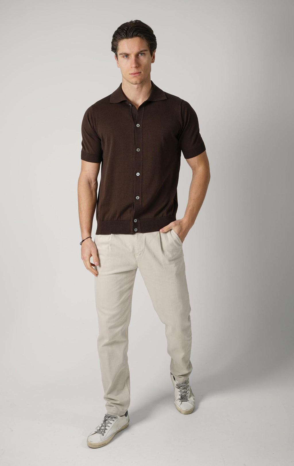 Filippo De Laurentiis Buttoned Shirt Brown