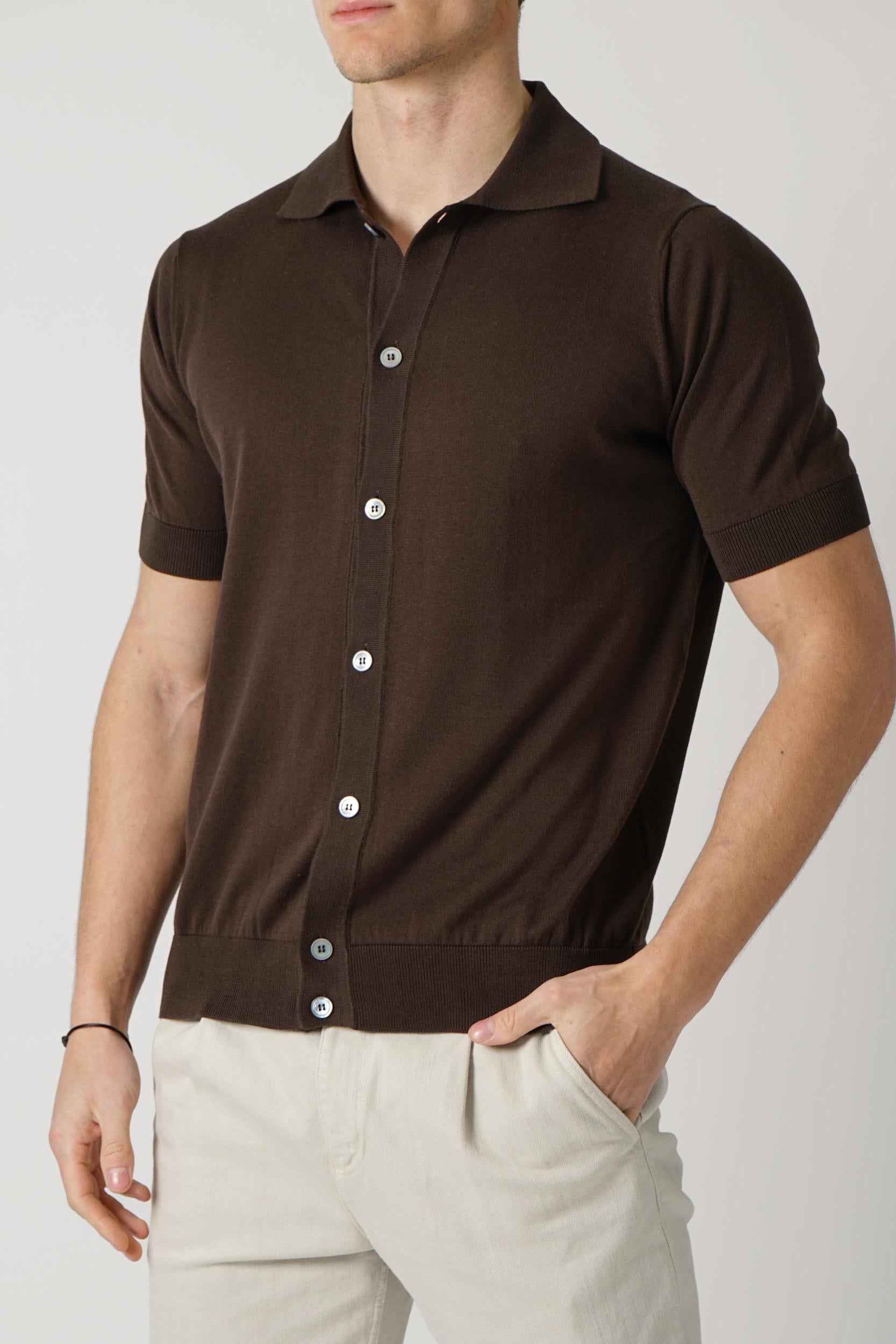 Filippo De Laurentiis Buttoned Shirt Brown