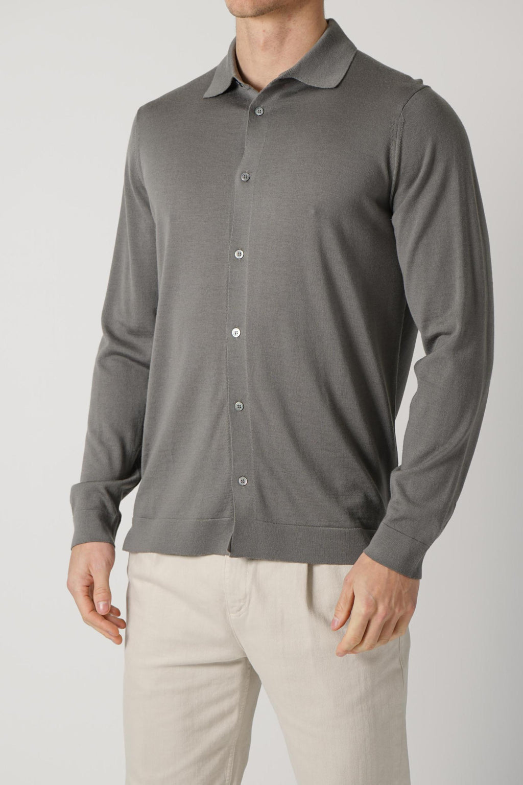 Filippo De Laurentiis Buttoned Shirt Grey