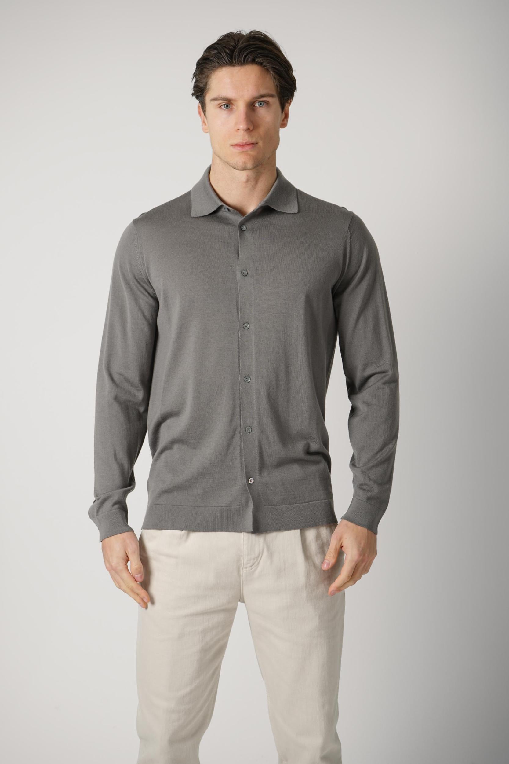 Filippo De Laurentiis Buttoned Shirt Grey