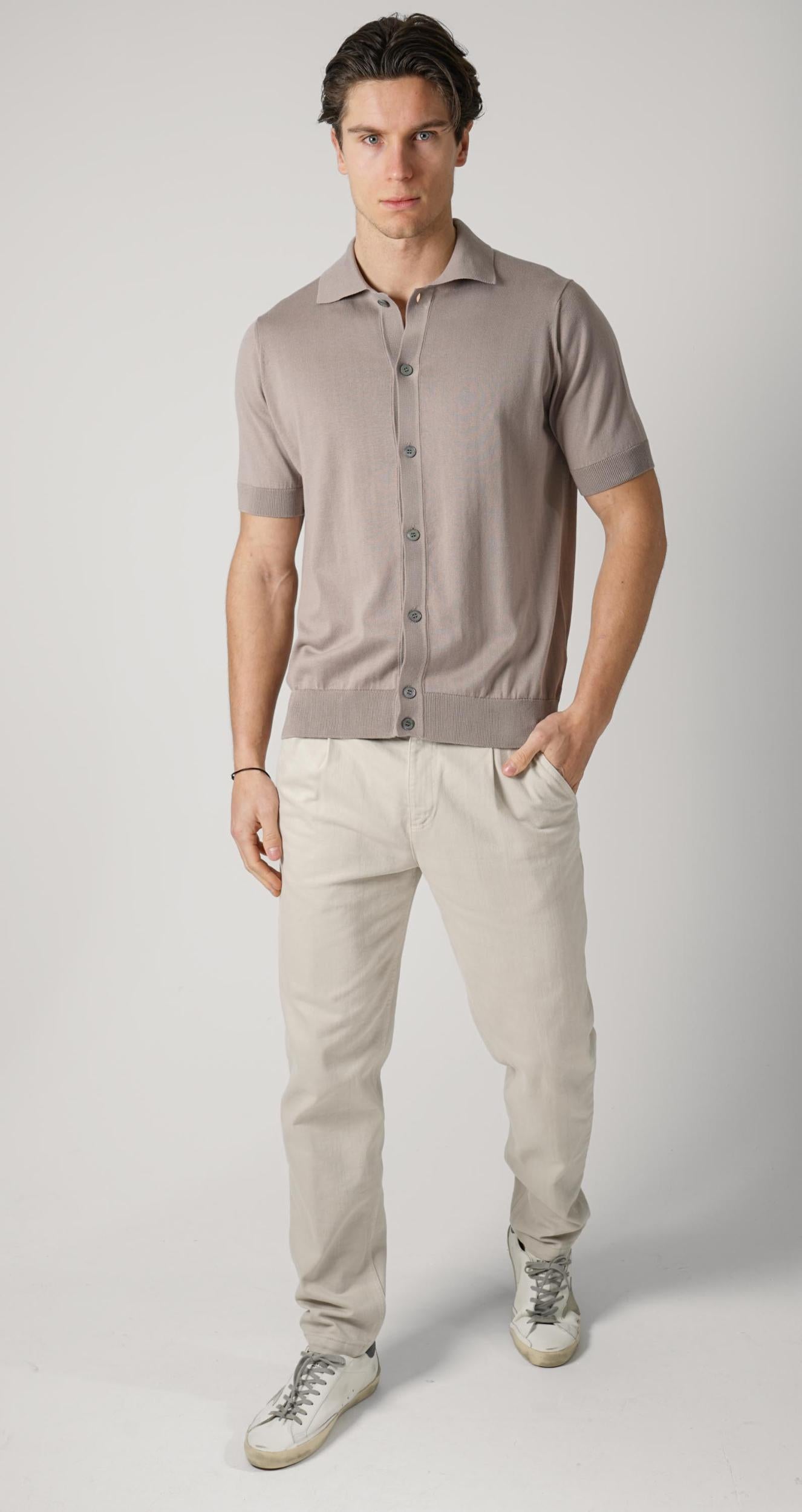 Filippo De Laurentiis Buttoned Shirt Taupe