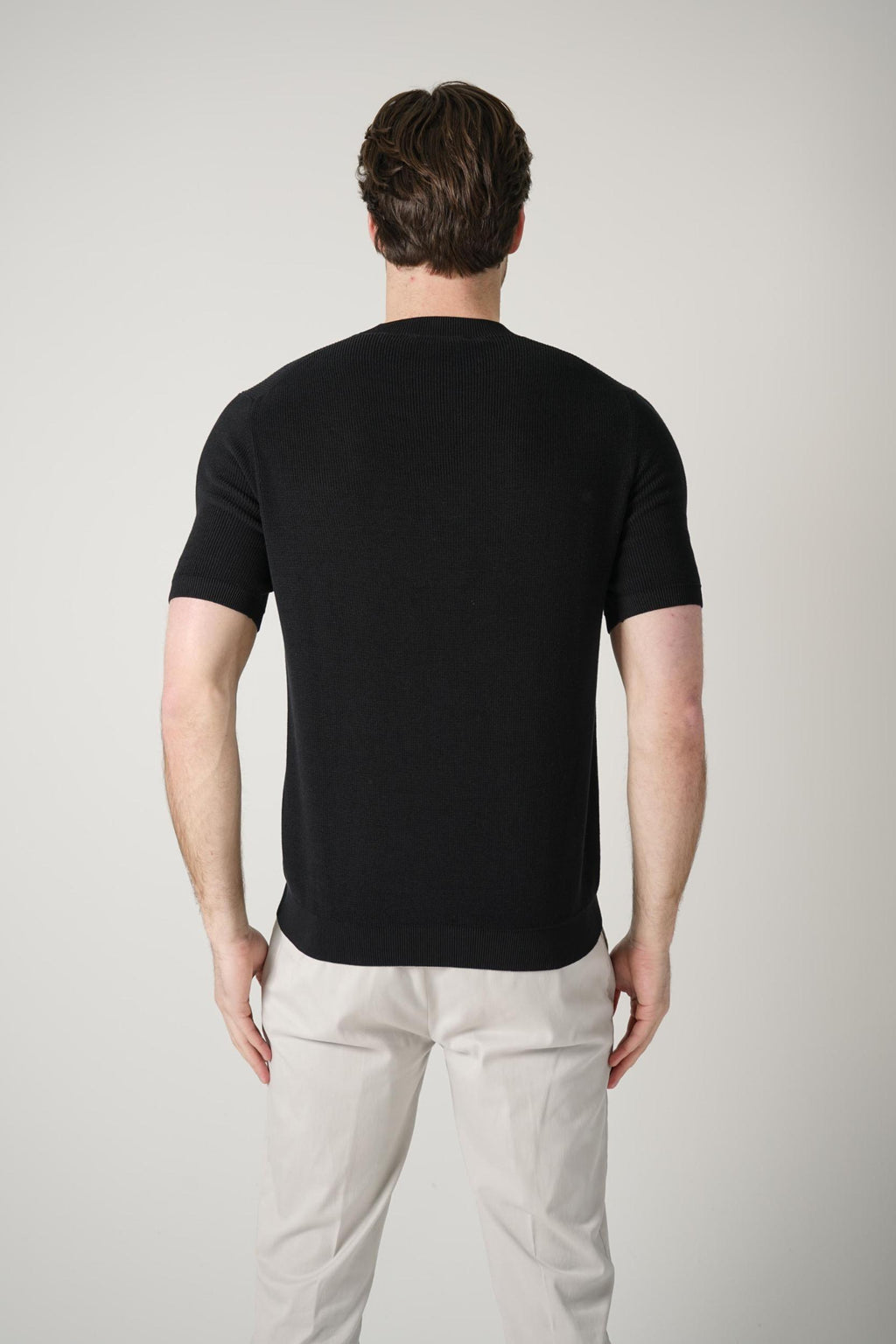 Filippo De Laurentiis Knitted T-Shirt Nero